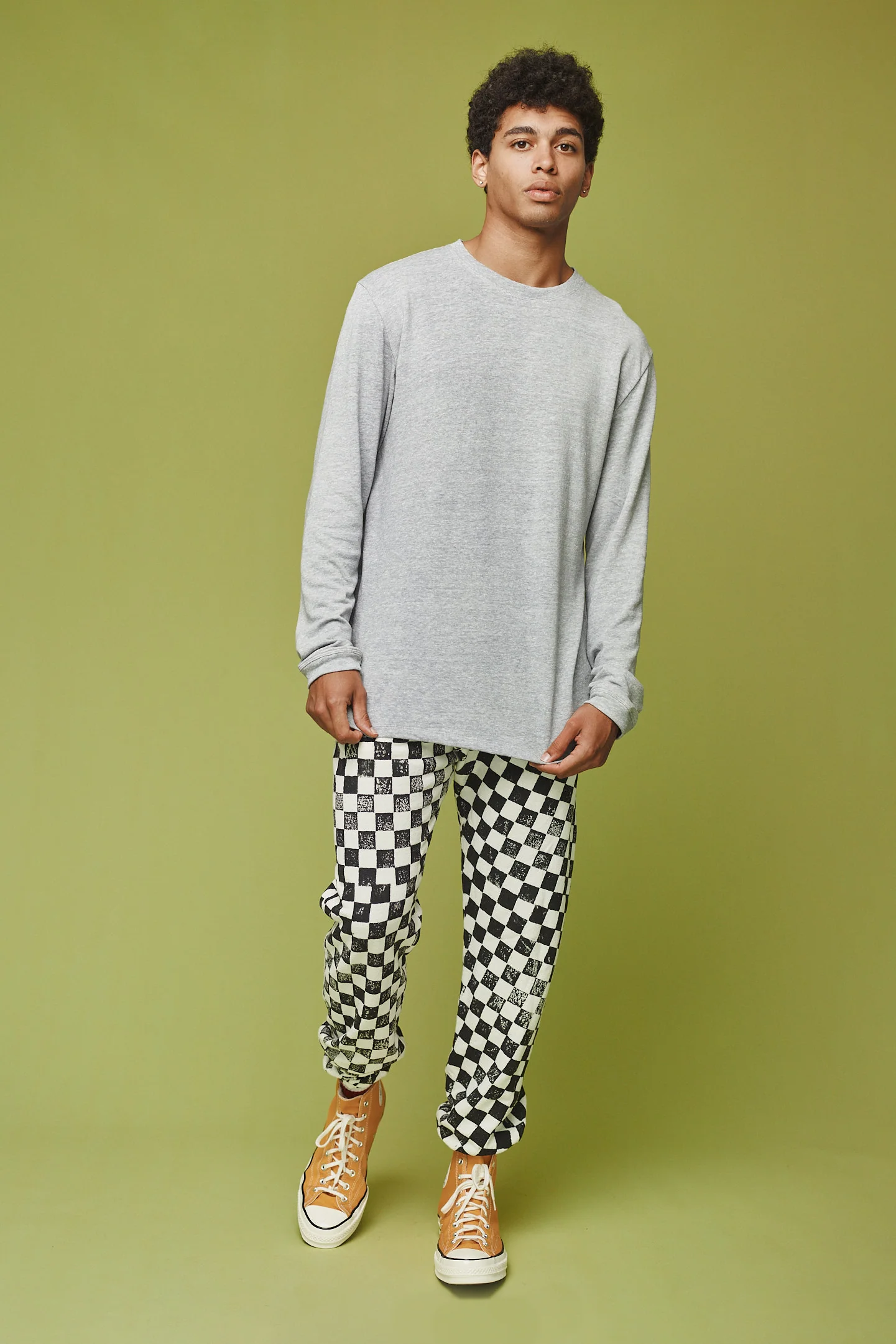 Heathered Baja Long Sleeve Tee