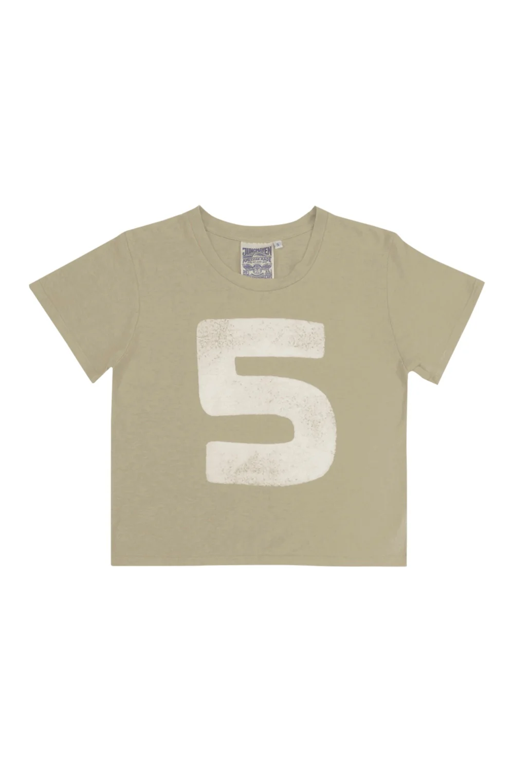"5" Cropped Lorel Tee - Image 4