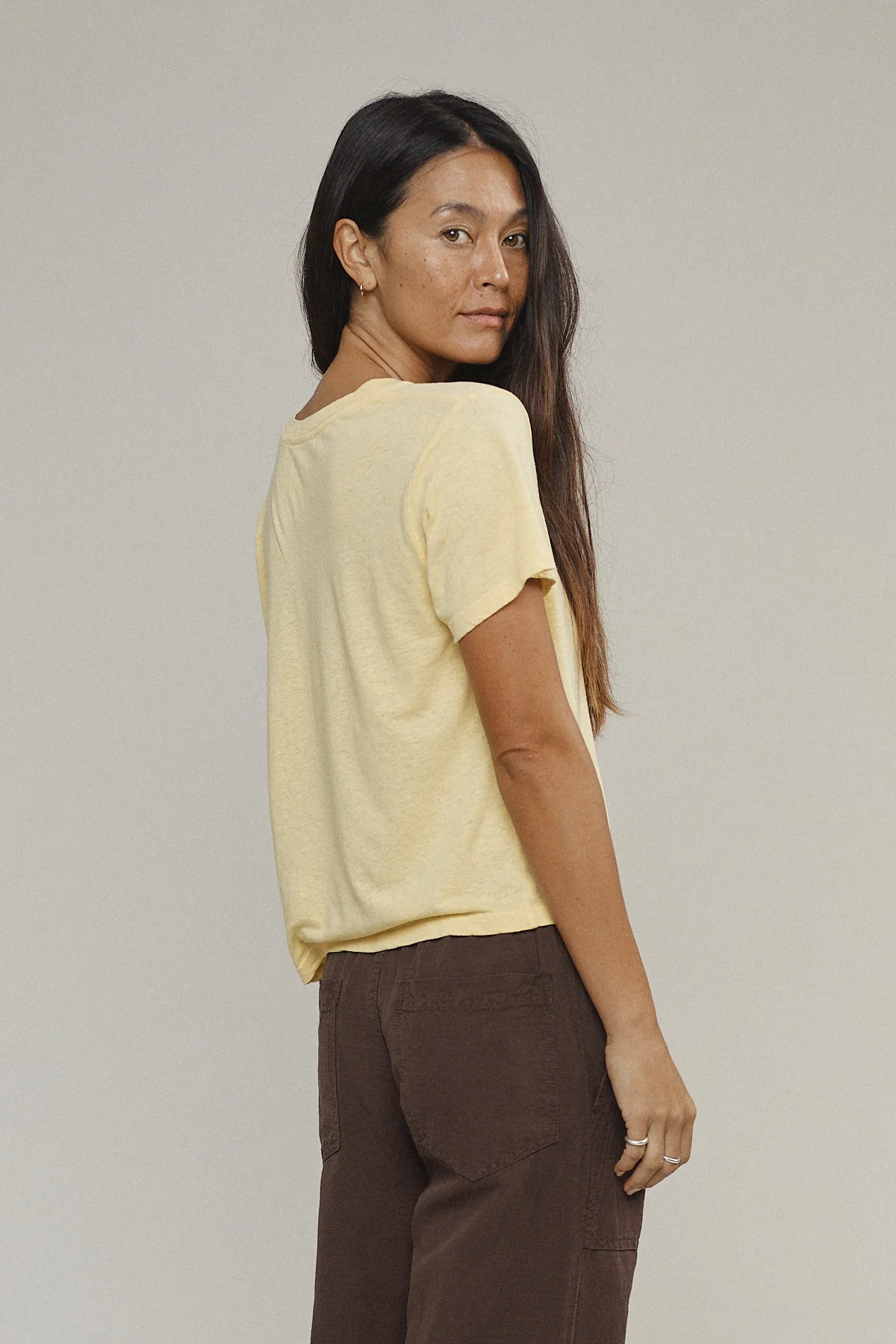 Cropped Lorel Tee - Sale Colors - Image 3